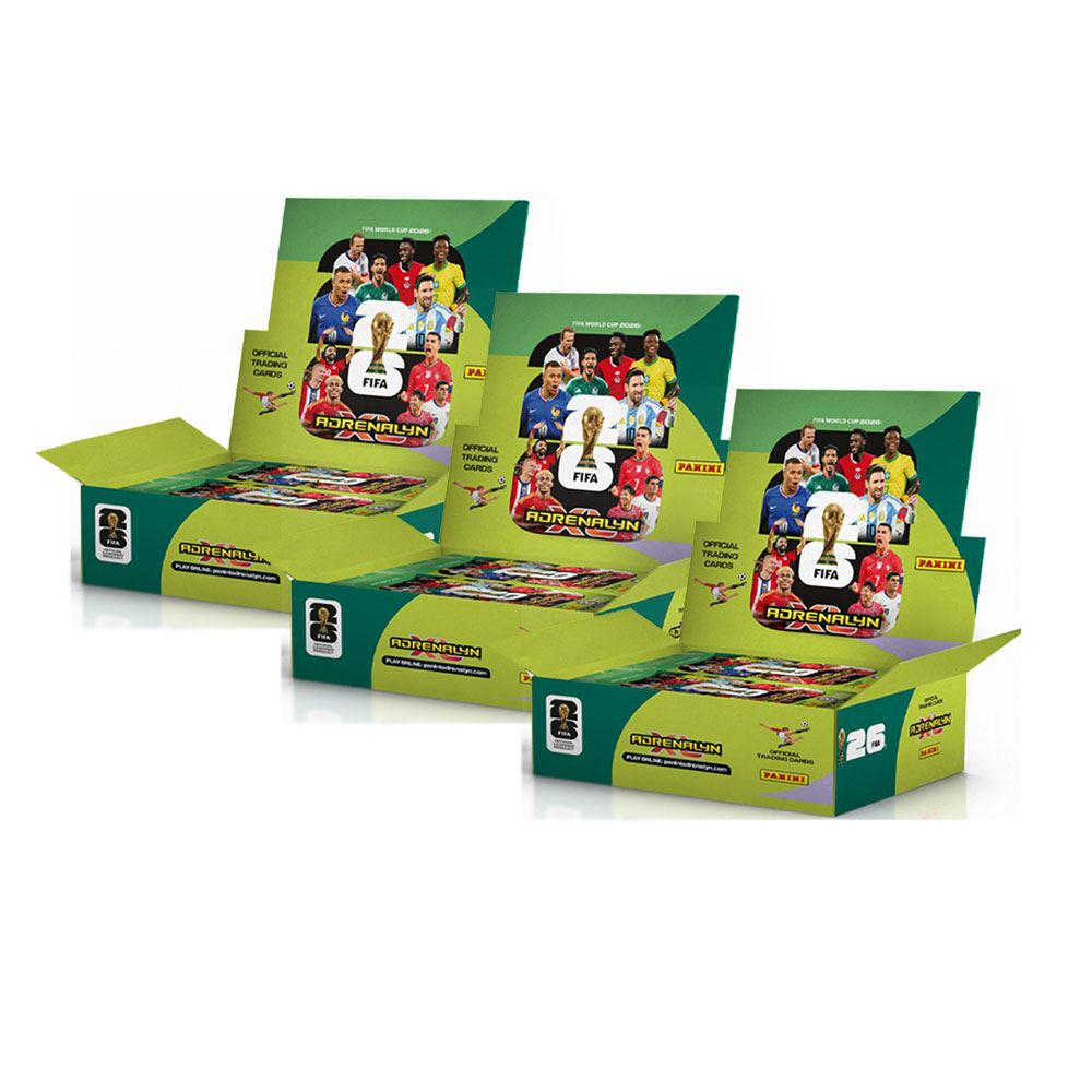 CARDS COPA MUNDIAL 2026 PANINI ADRENALYN XL – 3 DISPLAYS BOX (72 SOBRES)
